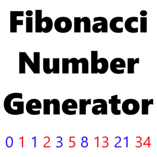 Fibonacci Number Generator Logo